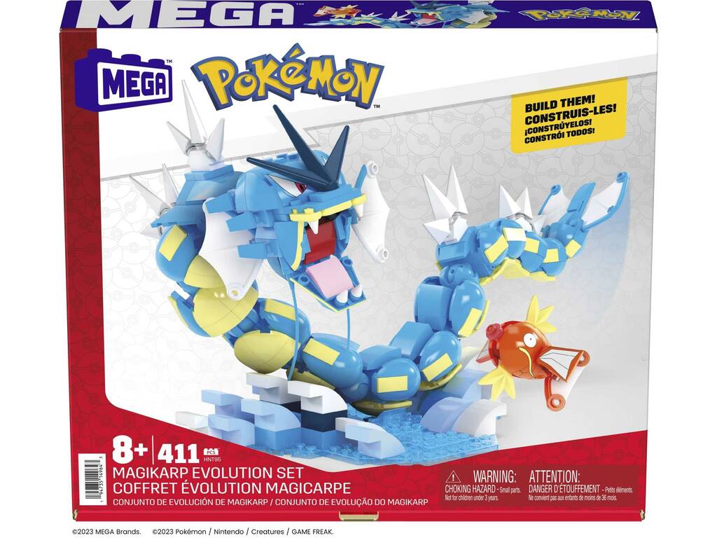 Pokémon Conjunto de Evolução de Magikarp MegaBloks HNT95