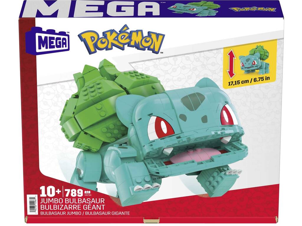 Pokémon Megafigur Bulbasaur Jumbo Mattel HNT96