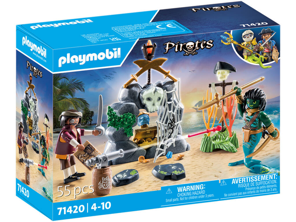 Playmobil Pirates Búsqueda do Tesouro 71420