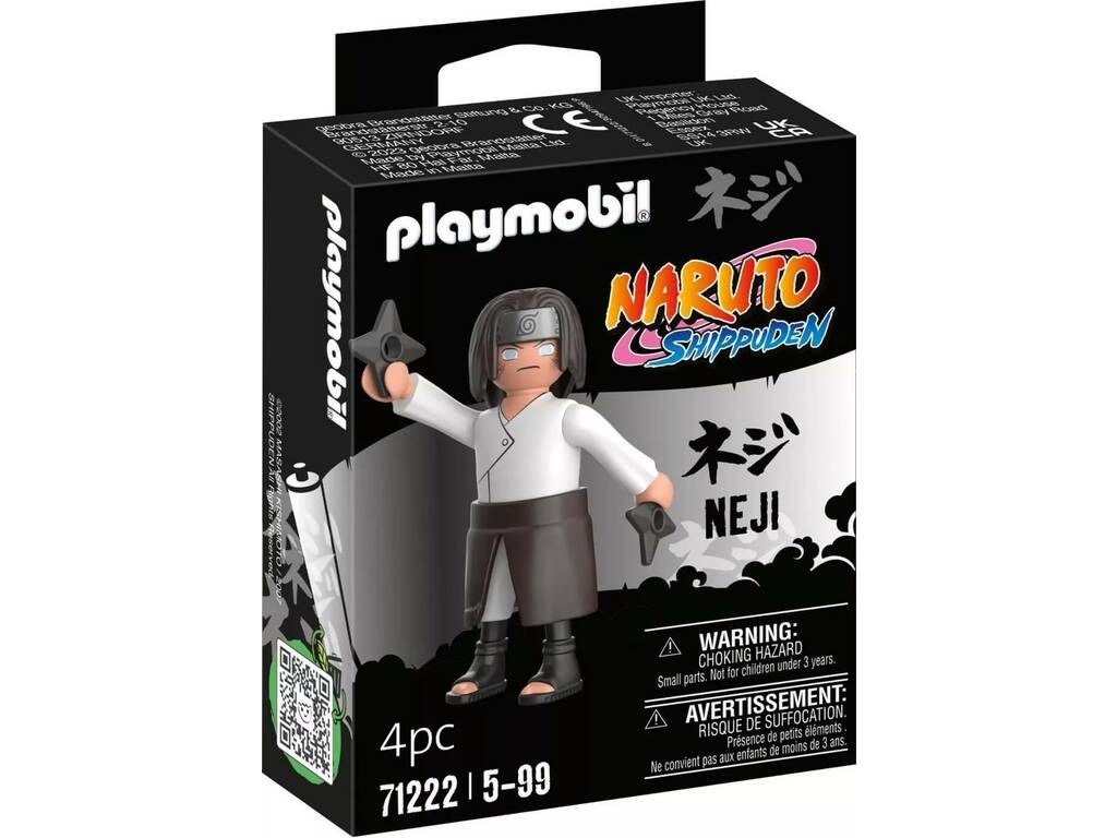 Playmobil Naruto Shippuden Figura Neji 71222
