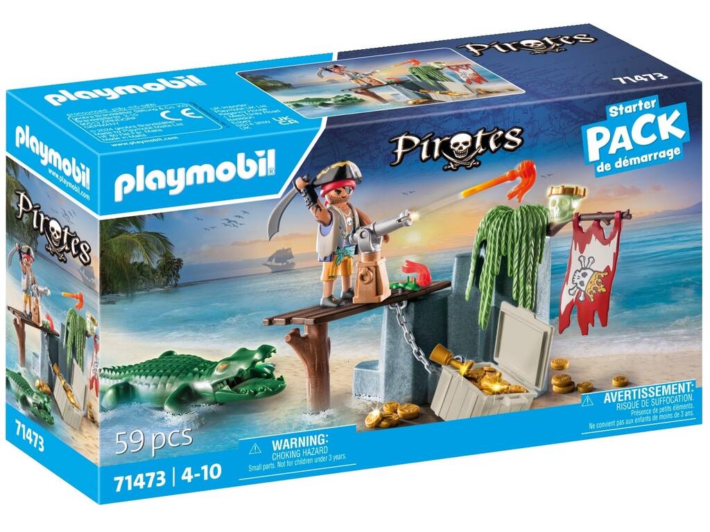 Playmobil Pirates Pirate avec Alligator 71473