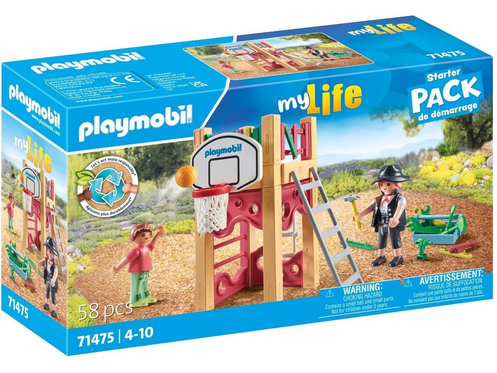 Playmobil My Life Carpintera con Torre de Juegos 71475