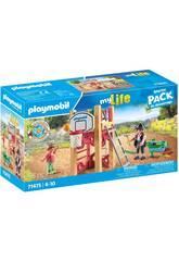 Playmobil My Life Carpenter mit Spielturm 71475