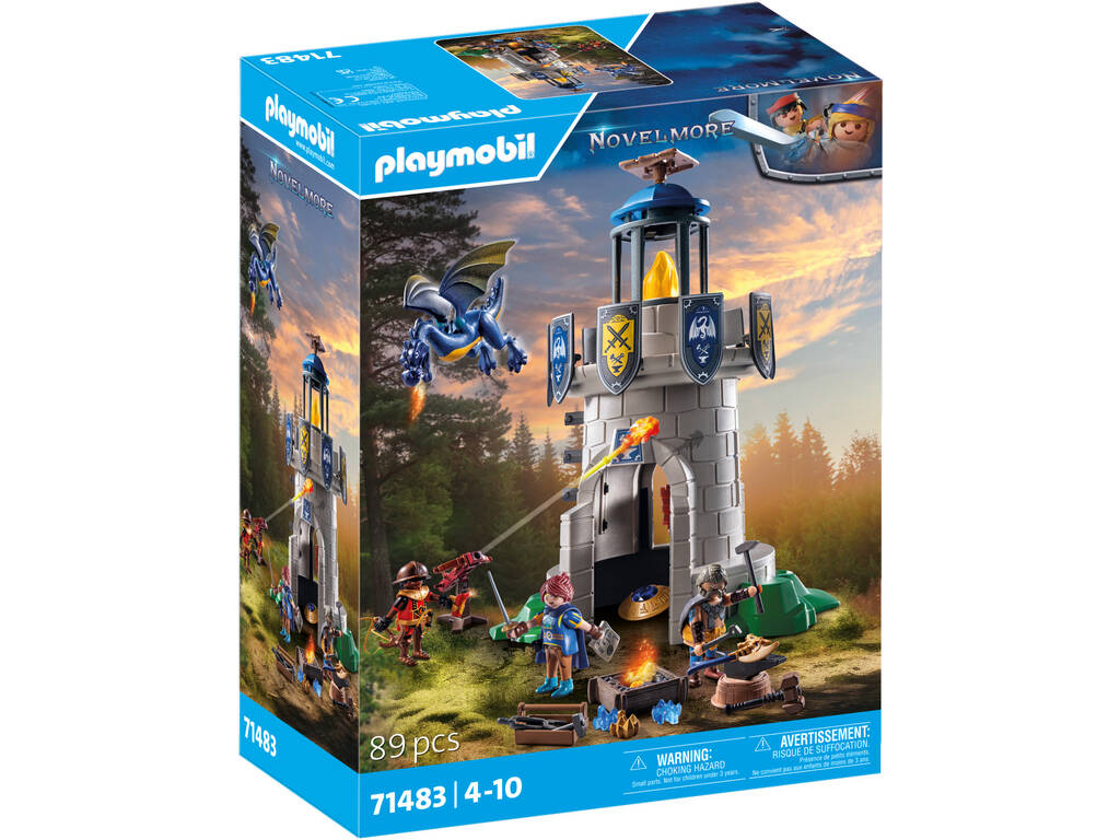 Playmobil Novelmore Ritterturm mit Schmied und Drache 71483