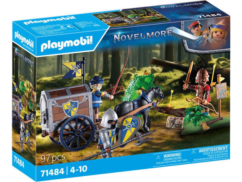 Playmobil Novelmore Convoy de Novelmore con Bandido 71484