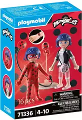 Playmobil Miraculous Ladybug Figura Marinette e Ladybug 71336