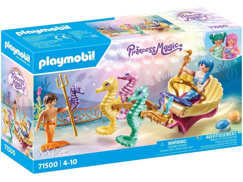 Playmobil Princess Magic Sirena Sirena con cavallucci marini 71500