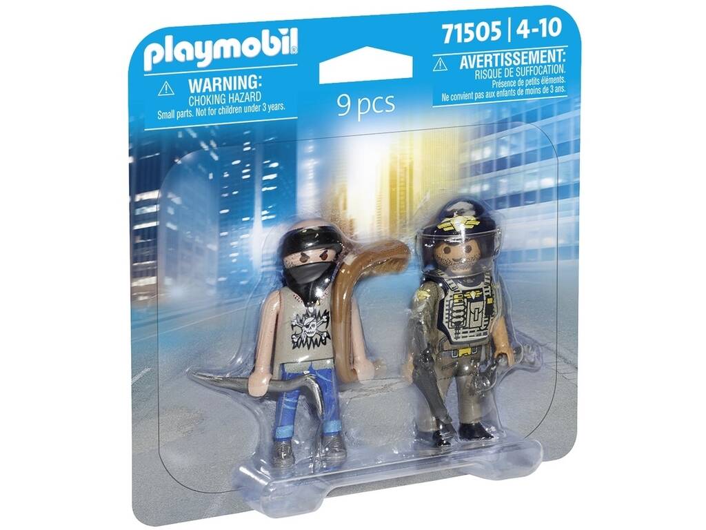 Playmobil Duopack Policía con Ladrón 71505