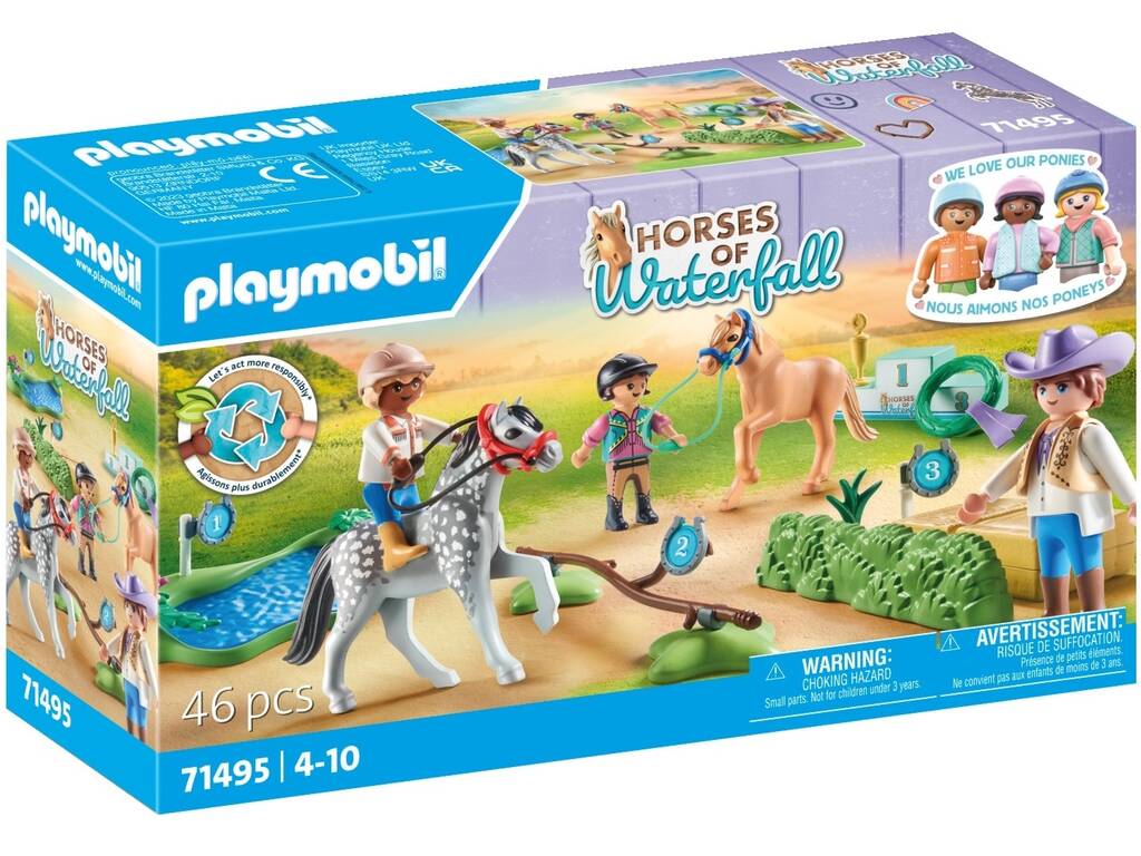 Playmobil Chevaux de la cascade Tournoi de poneys 71495