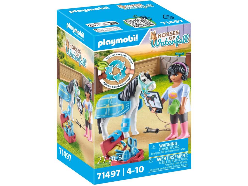 Playmobil Chevaux de la cascade Cheval thérapeute 71497