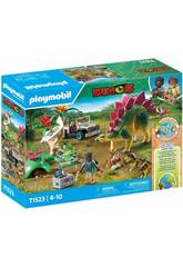 Playmobil Dinos Campamento de Investigacion con Dinosaurios 71523