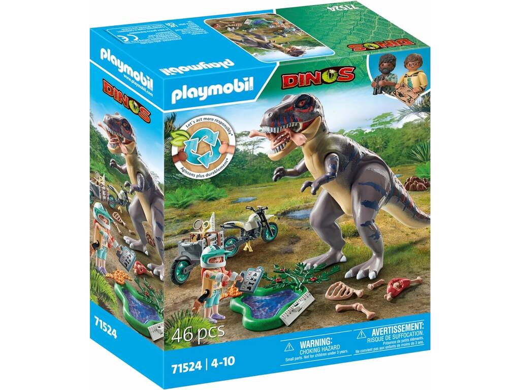 Playmobil Dinos T-Rex et traqueur 71524