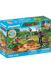 Playmobil Dinos Stegosaurus Nest mit Eierdieb 71526