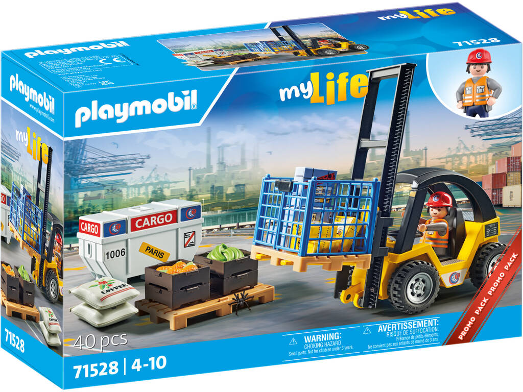 Playmobil My Life Carretilla Elevadora 71528