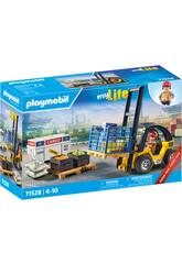 Playmobil My Life Carretilla Elevadora 71528