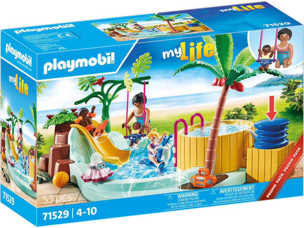 Playmobil My Life Piscine pour enfants avec jacuzzi 71529