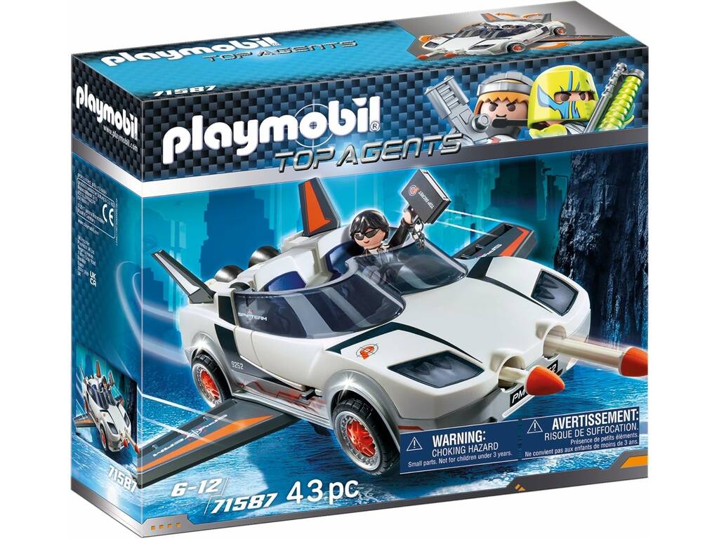 Playmobil Top Agents Agente Secreto y Racer 71587