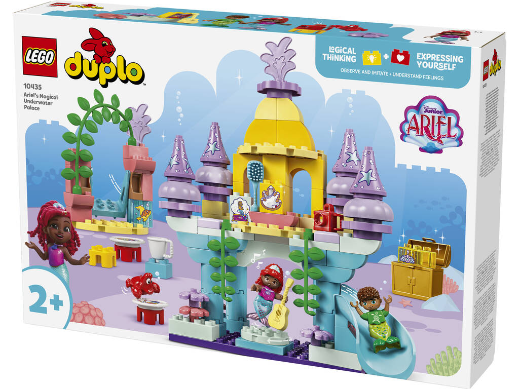 Lego Duplo Ariel Disney Junior Palacio Submarino Mágico de Ariel 10435