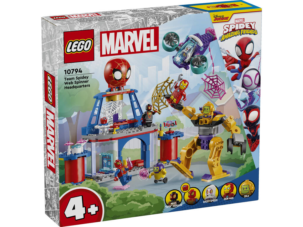 Lego Marvel Quartel General Aracnídeo da Equipa Spidey 10794