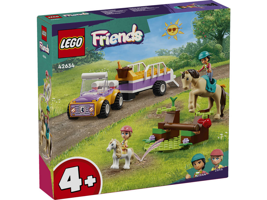 Lego Friends Pferde- und Ponyanhänger 42634