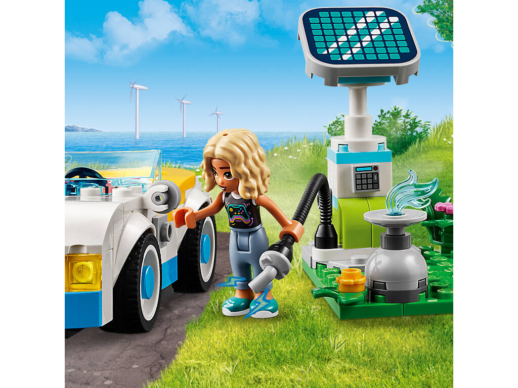 Lego Friends Elektroauto und Ladegerät 42609