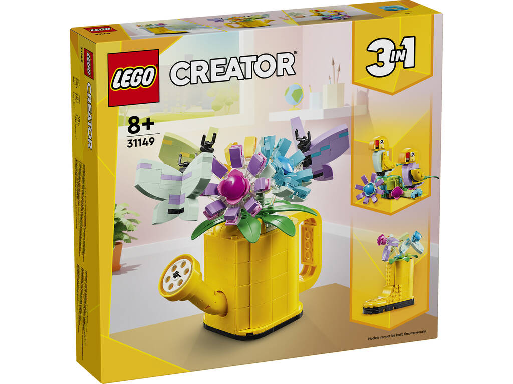 Lego Creator 3 in 1 Fiori in un annaffiatoio 31149