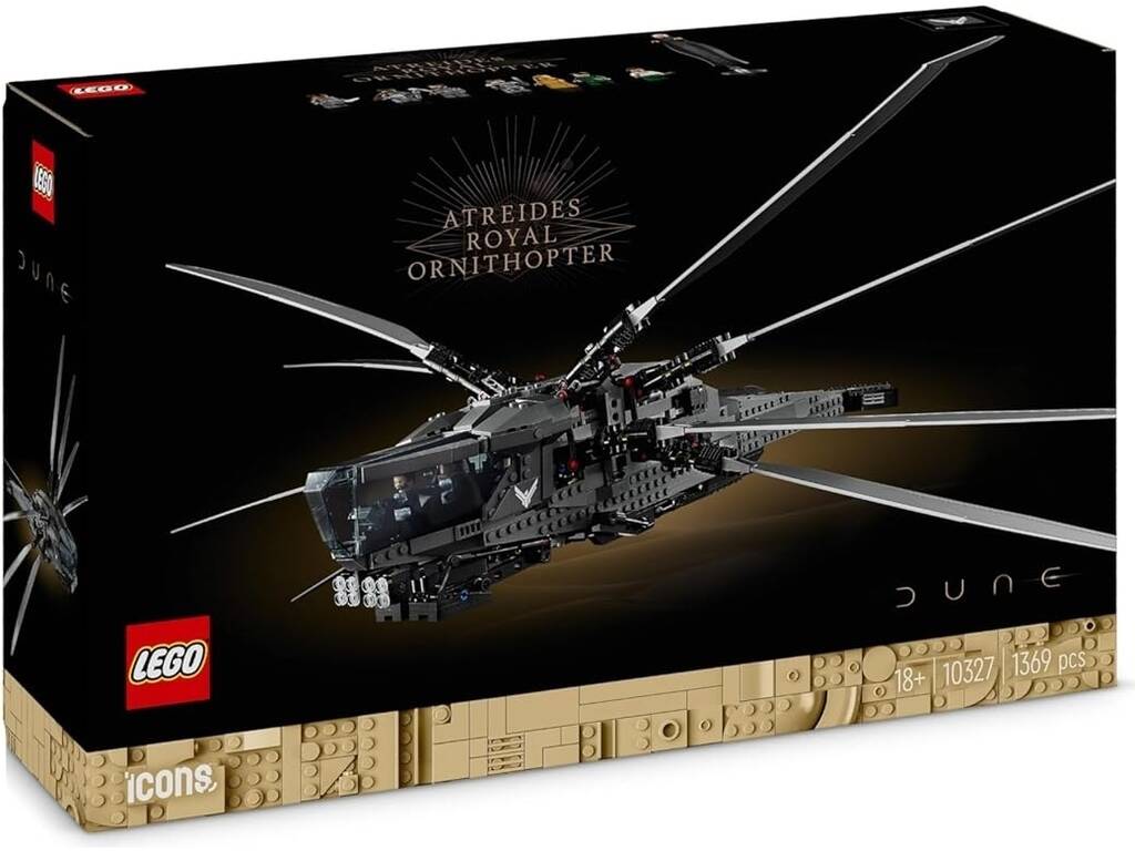 Lego Icons Dune Atreides Royal Ornithopter 10327