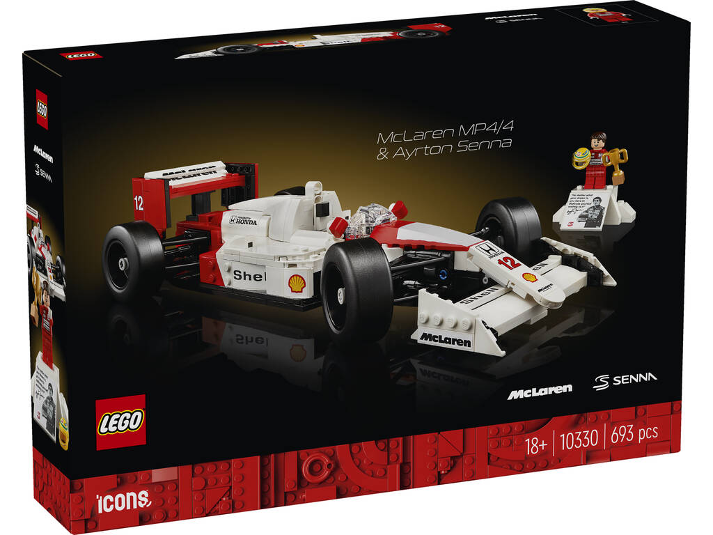 Lego Icons McLaren MP4/4 e Ayrton Senna 10330