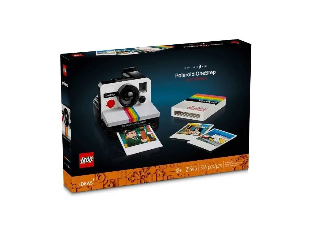 Lego Ideas Cámara Polaroid OneStep SX-70 21345 - Juguetilandia