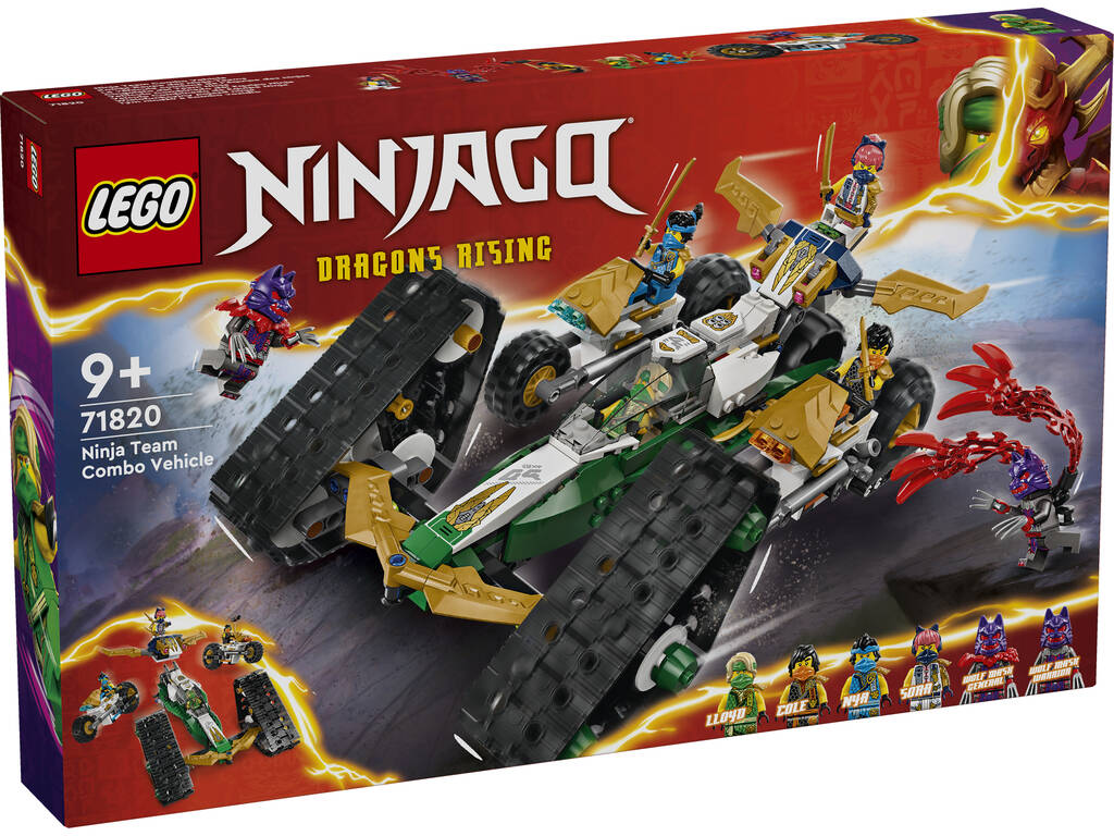 Lego Ninjago Veicolo Combinato Squadra Ninja 71820