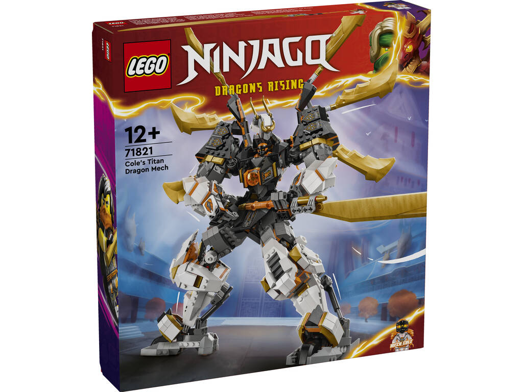 Lego Ninjago Mecca Drago Titano di Cole 71821