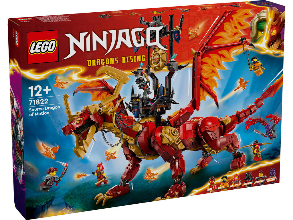 Lego Ninjago Dragão Fonte de Movimento 71822