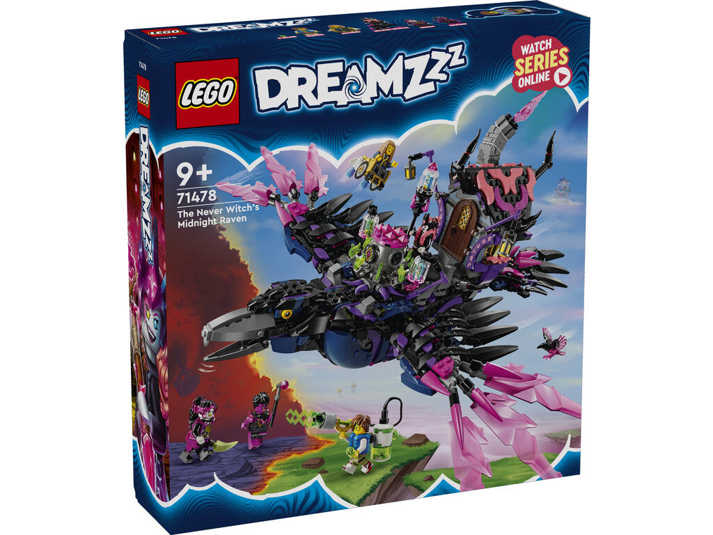 Lego Dreamzzz Corbeau de minuit de la sorcière Nevermore 71478