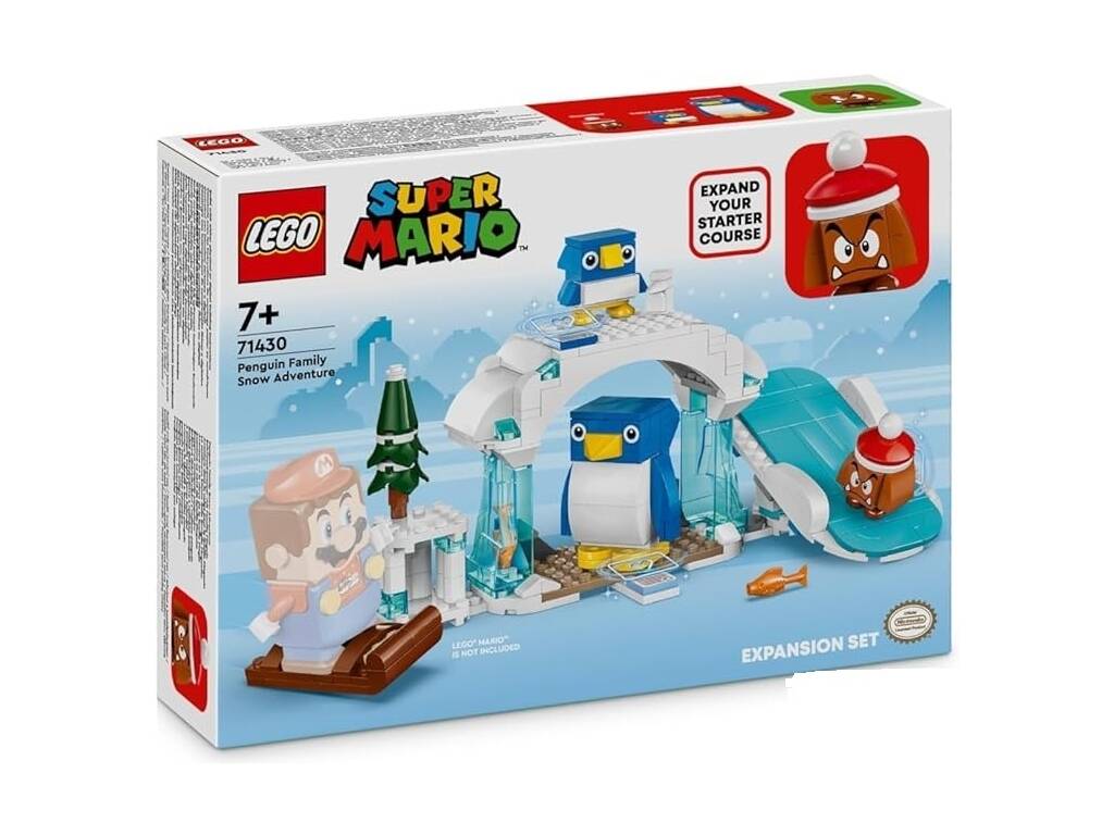 Lego Super Mario Set de Expansão Aventura na Neve da Família Pengui 71430