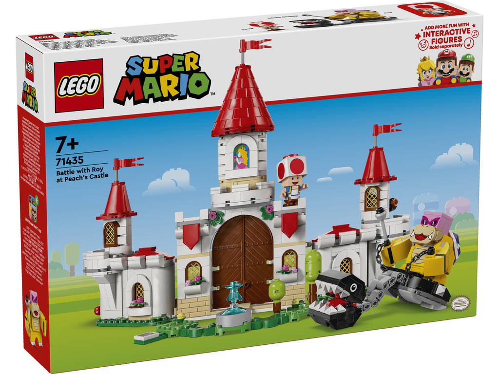 Lego Super Mario Combate Contra Roy en el Castillo de Peach 71435