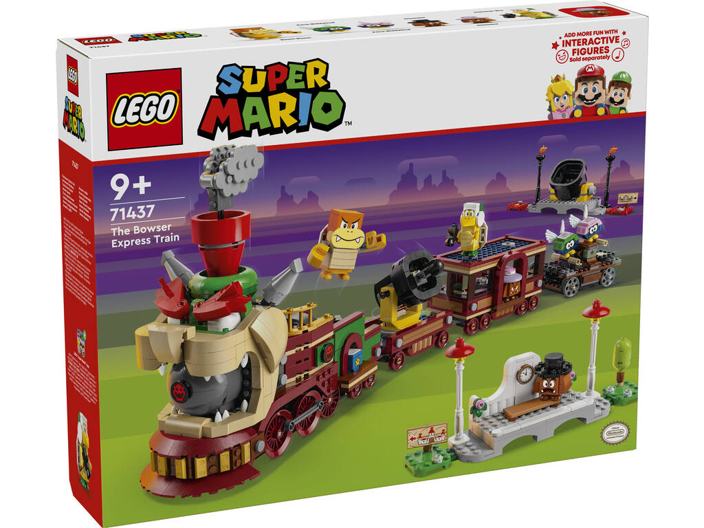 Lego Super Mario O Trem Expresso Bowser 71437