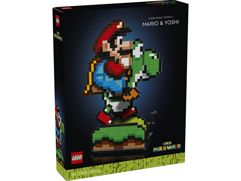 Lego Super Mario Super Mario World Mario e Yoshi 71438