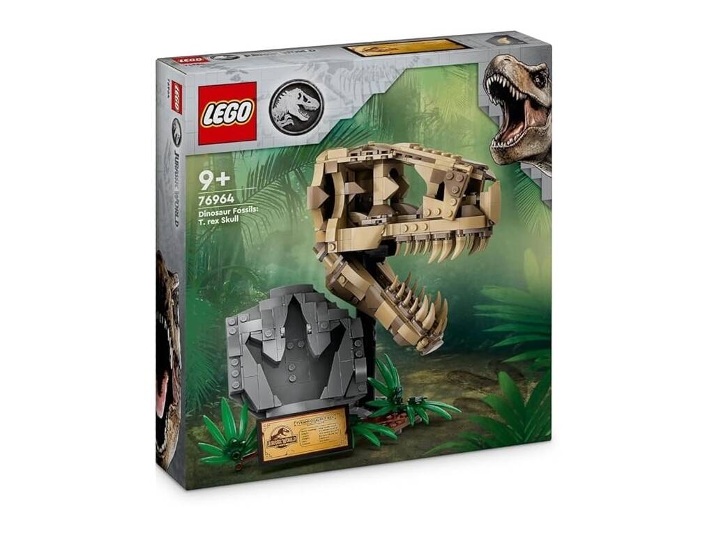 Lego Jurassic World Fósseis de Dinossauro Crânio de T. Rex 76964