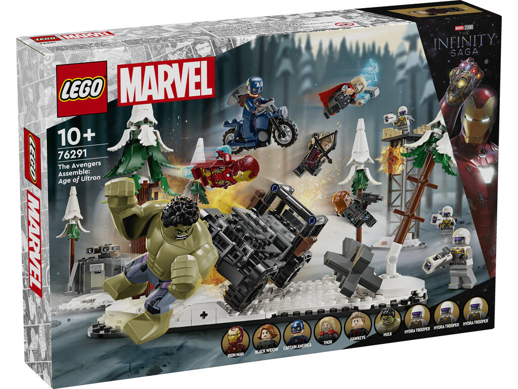 Lego Marvel Avengers Versammelt: Zeitalter von Ultron 76291