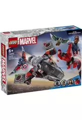 Lego Marvel Captain America Brave World Bataille entre Captain America et Hulk Rouge