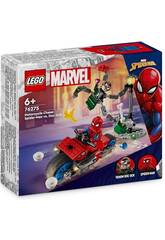 Lego Marvel Spiderman Persecucin en Moto Spiderman VS Doc Ock 76275