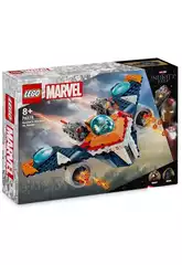 Lego Marvel The Inifinty Saga Warbird de Rocket VS Ronan 76278
