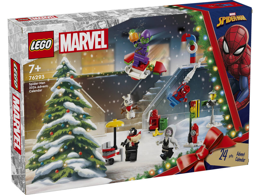 Lego Marvel Spiderman Calendario dell'Avvento 2024 76293