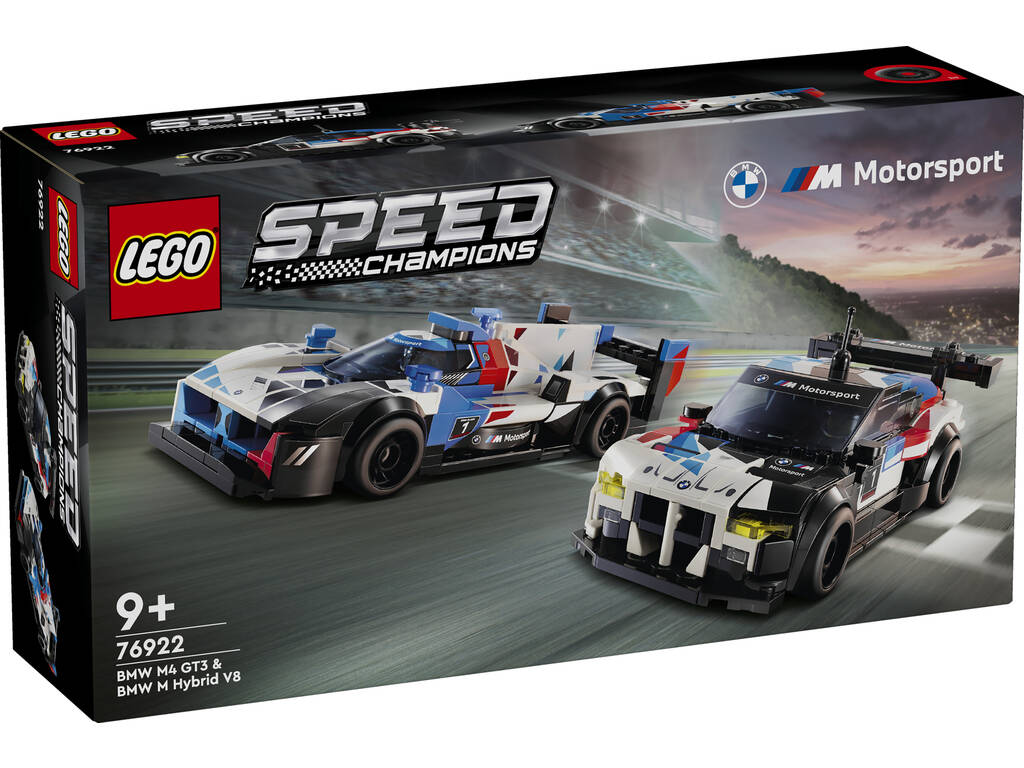 Lego Speed Champions Coche de Carreras BMW M4 GT3 Y BMW Hybrid 76922