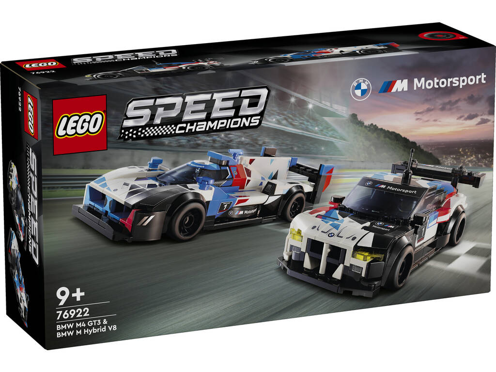 Lego Speed Champions Rennwagen BMW M4 GT3 und BMW Hybrid 76922