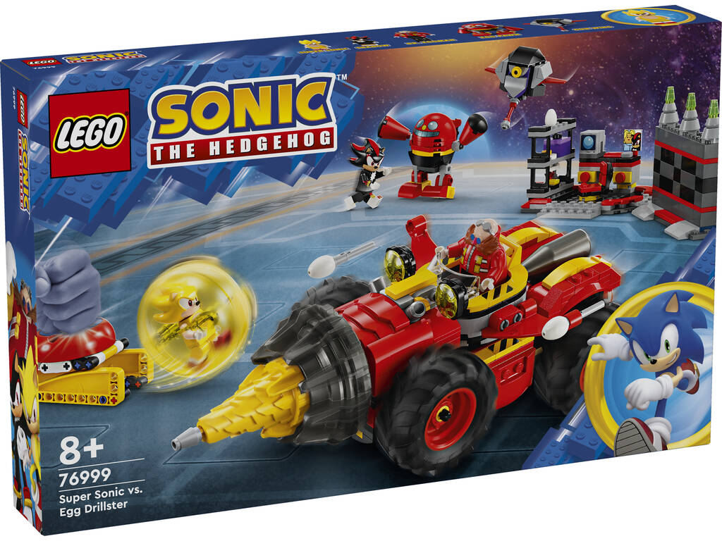 Lego Sonic Super Sonic vs Egg Drillster 76999