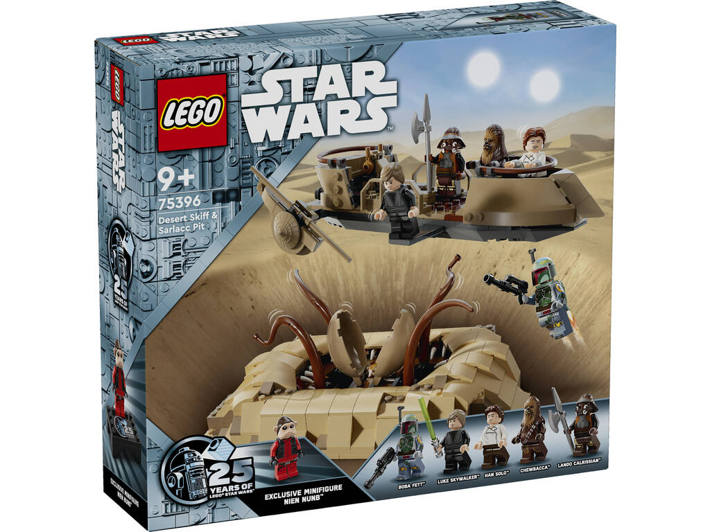 Lego Star Wars Wüsten-Skiff und Sarlacc-Grube 75396