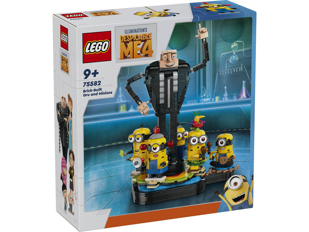 Lego Gru 4 Meu Malvado Favorito Modelo de Gru e os Minions 75582