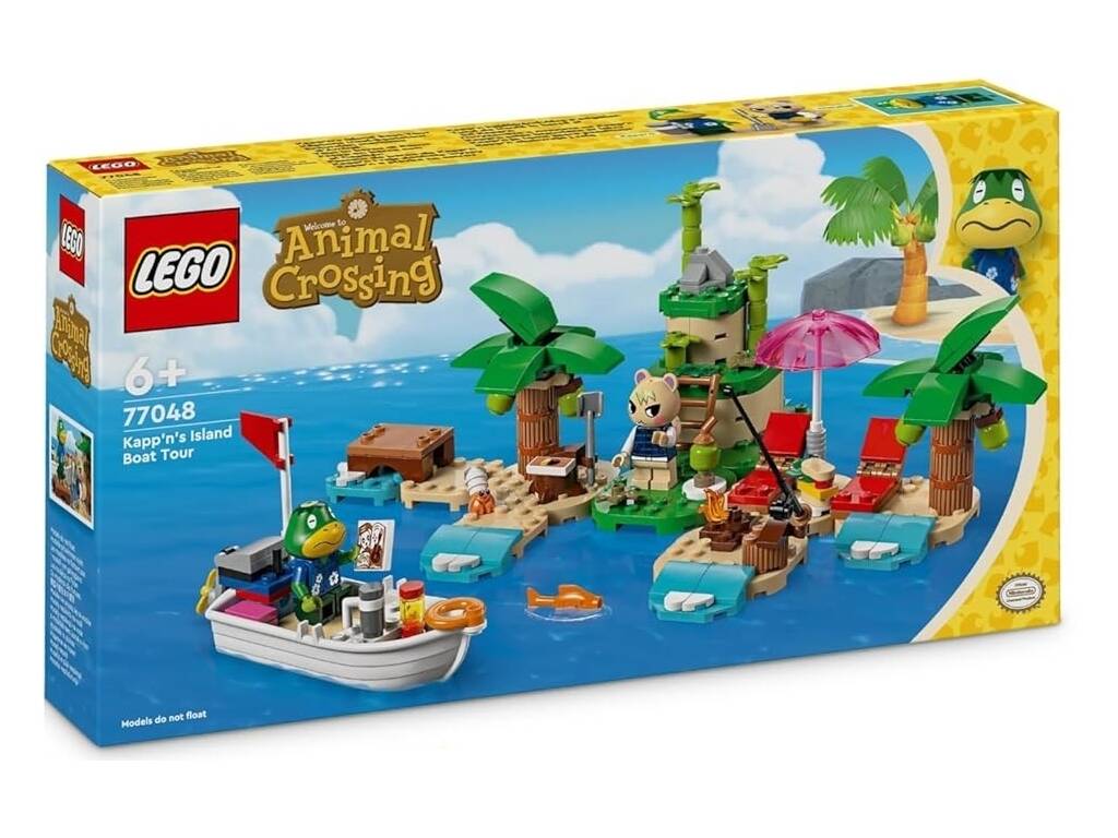 Lego Animal Crossing Viaggio in barca con il capitano 77048
