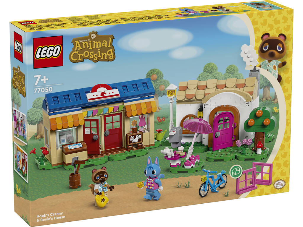 Lego Animal Crossing MiniNook y Casa de Minina 77050